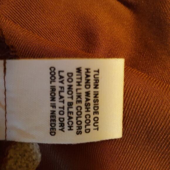 Fun Womens Shirt Large Puffed Dots Tank Top Sleeveless Brown Sz Large - Picture 10 of 10